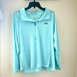 Under Armour Sky Blue Quarter-Zip Pullover xl 
New never worn